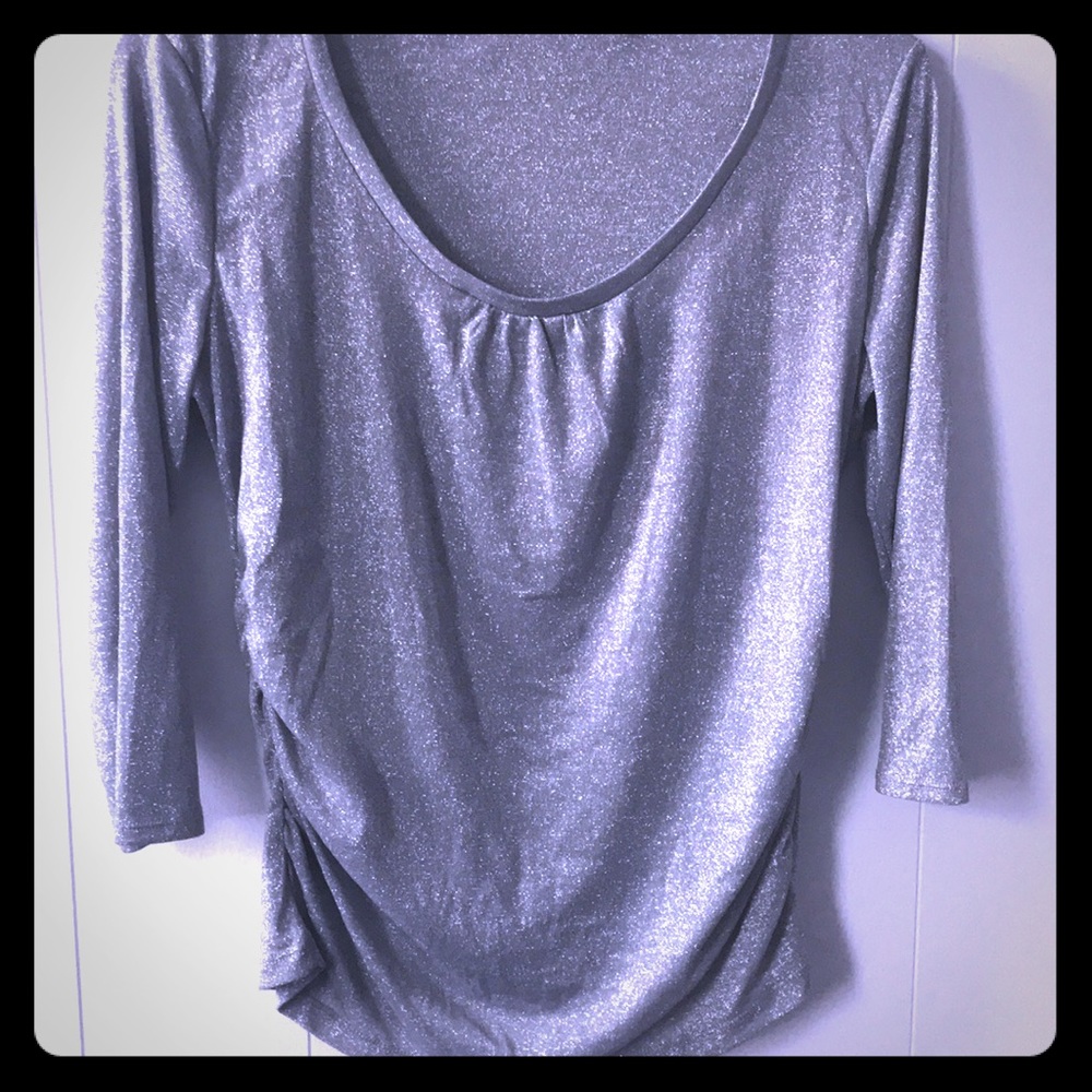 Mesh long sleeve top